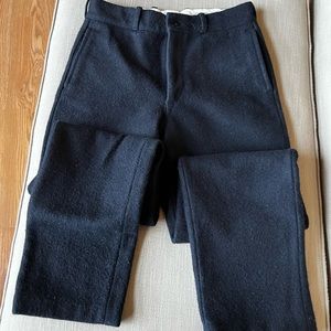 Vintage Johnson Woolen Mills black wool pants size32/31
